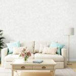 کاغذ دیواری طرح پتینه سفید کد ۱۰۲۶۹ - تصویر 3