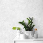 کاغذ دیواری طرح پتینه سفید کد ۱۰۲۷۱