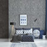 کاغذ دیواری طرح رگه‌ دار خاکستری کد ۱۰۲۸۵ - تصویر 3