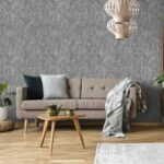 کاغذدیواری طرح رگه‌دار خاکستری کد ۱۰۲۹۳ - تصویر 3