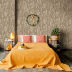 کاغذدیواری طرح پتینه قهوه ای کد ۱۰۳۰۳ - تصویر 3