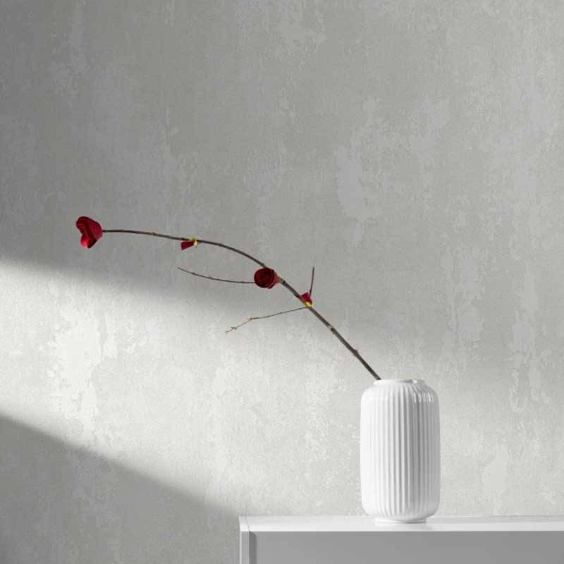 10306-1 کاغذدیواری طرح پتینه سفید کد ۱۰۳۰۶ - تصویر 1