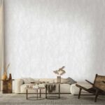 کاغذدیواری طرح پتینه سفید کد ۱۰۳۰۷ - تصویر 3