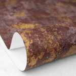 کاغذدیواری طرح پتینه قرمز نارنجی کد ۱۰۳۲۳ - تصویر 2