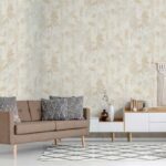 کاغذدیواری طرح پتینه کرم کد ۱۰۳۲۴ - تصویر 3