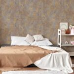 کاغذدیواری طرح پتینه قهوه‌ای کد ۱۰۳۲۶ - تصویر 3