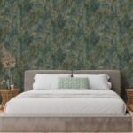 کاغذدیواری طرح پتینه سبز کد ۱۰۳۲۹ - تصویر 3