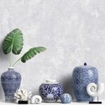 کاغذدیواری طرح پتینه نقره‌ای کد ۱۰۳۳۰