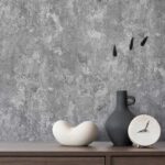 کاغذدیواری طرح پتینه خاکستری کد ۱۰۳۳۱