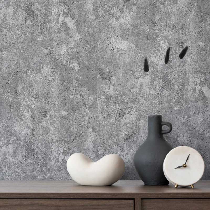 10331-1 کاغذدیواری طرح پتینه خاکستری کد ۱۰۳۳۱ - تصویر 1