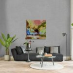 کاغذدیواری طرح جودون / بافت نقره ای کد ۱۰۳۵۲ - تصویر 3