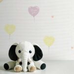 کاغذدیواری کودک طرح بادکنک های قلبی کد 12011