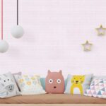 کاغذدیواری کودک طرح ساده | صورتی کد 12014 - تصویر 3