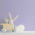 کاغذدیواری کودک طرح ساده | بنفش کد 12018