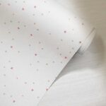 کاغذدیواری کودک طرح ستاره باران | سفید کد 12027 - تصویر 2