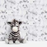 کاغذدیواری کودک طرح حیوانات | طوسی کد 12033