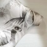 کاغذدیواری کودک طرح حیوانات | طوسی کد 12035 - تصویر 2