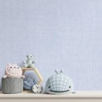 کاغذدیواری کودک طرح ساده | آبی کد 12038