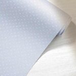 کاغذدیواری کودک طرح نقطه‌چین | آبی / سفید کد 12040 - تصویر 2