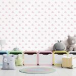 کاغذدیواری کودک طرح نهنگ‌های دریایی | صورتی کد 12049 - تصویر 3