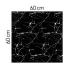 ماربل شیت فومی مشکی پشت چسبدار - تصویر 2