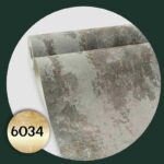 کاغذ دیواری طرح پتینه نقره ای طلایی کد 6034