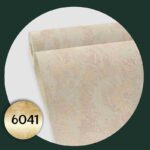 کاغذ دیواری طرح پتینه کرم طلایی تیره کد 6041
