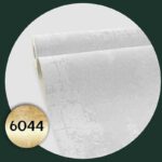 کاغذ دیواری طرح پتینه نقره ای کد 6044