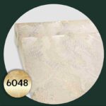 کاغذ دیواری طرح پتینه کرم طلایی کد 6048