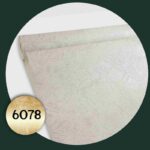 کاغذ دیواری طرح پتینه نقش و نگار سفید طوسی کد 6078
