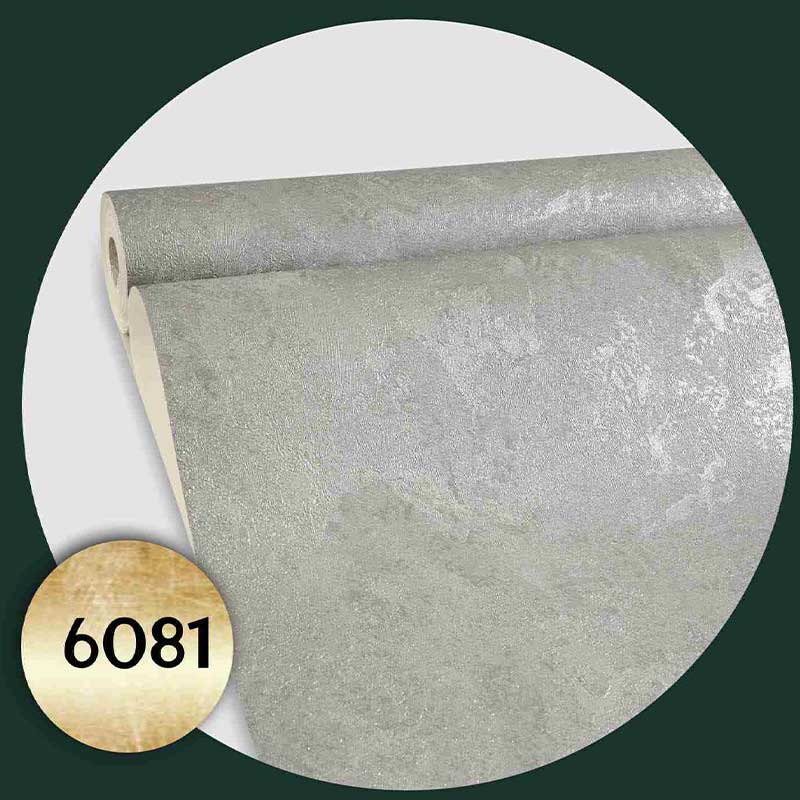 کاشیانه-فانتوم-6081 کاغذ دیواری طرح پتینه نقره ای کد 6081 - تصویر 1