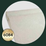 کاغذ دیواری طرح پتینه نقش و نگار سفید طوسی کد 6084