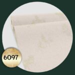 کاغذ دیواری طرح نقش و نگار کرم طلایی کد 6097