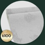 کاغذ دیواری طرح نقش و نگار نقره ای کد 6100
