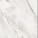 کاغذدیواری طرح پتینه مرمری کرم نقره ای شاین طلایی کد 2004