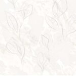 کاغذدیواری طرح برگ نقره ای سفید شاین کد 2014