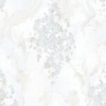 کاغذدیواری طرح مدرن کرم نقره ای شاین کد 2076