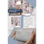 کاغذدیواری طرح پاپ آرت کد 509044 - تصویر 2