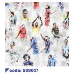 کاغذدیواری طرح بازیکنان فوتبال کد 509017