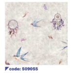 کاغذدیواری طرح پر و پرنده کد 509055