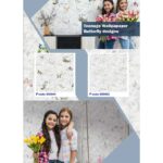 کاغذدیواری طرح پروانه کد 509064 - تصویر 2